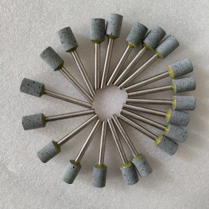 Rubber Polishing Bits Bullet Cylinder Shape Polishing Heads