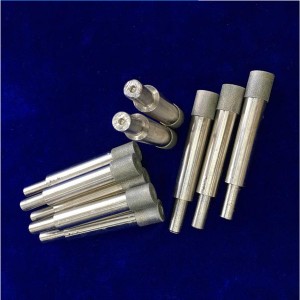 Electroplated diamond grinding rod/High-strength substrate electroplating grinding head/grinding rod/Support Non-standard customization/Electroplated diamond grinding head