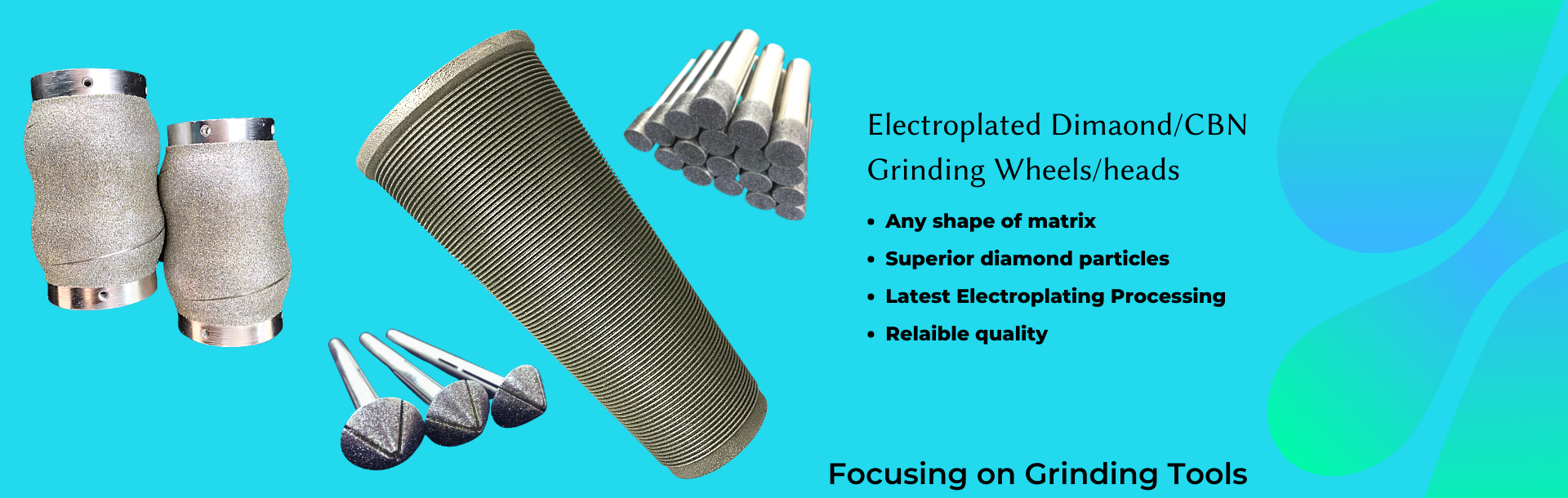 Electroplated DimaondCBN Grinding Wheelsheads