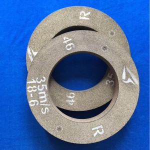 Resin bond monocrystalline fused alumina grinding wheel/SA grinding wheel/Microporous grinding wheel