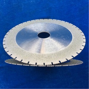 Electroplated Diamond Saw Blade with Teeth