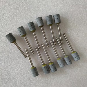 Rubber Polishing Bits Bullet Cylinder Shape Polishing Heads