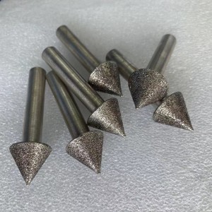 Diamond Grinding Head Points 60 Degrees Taper Type